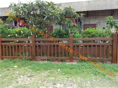 四川宏升仿木欄桿廠家生產水泥仿木欄桿 混凝土仿木欄桿H110&times;L150圖片_高清圖_細節圖-成都宏升裝飾工程銷售部 -